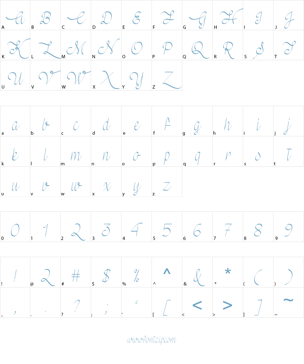 Mf Wedding Bells Font Character